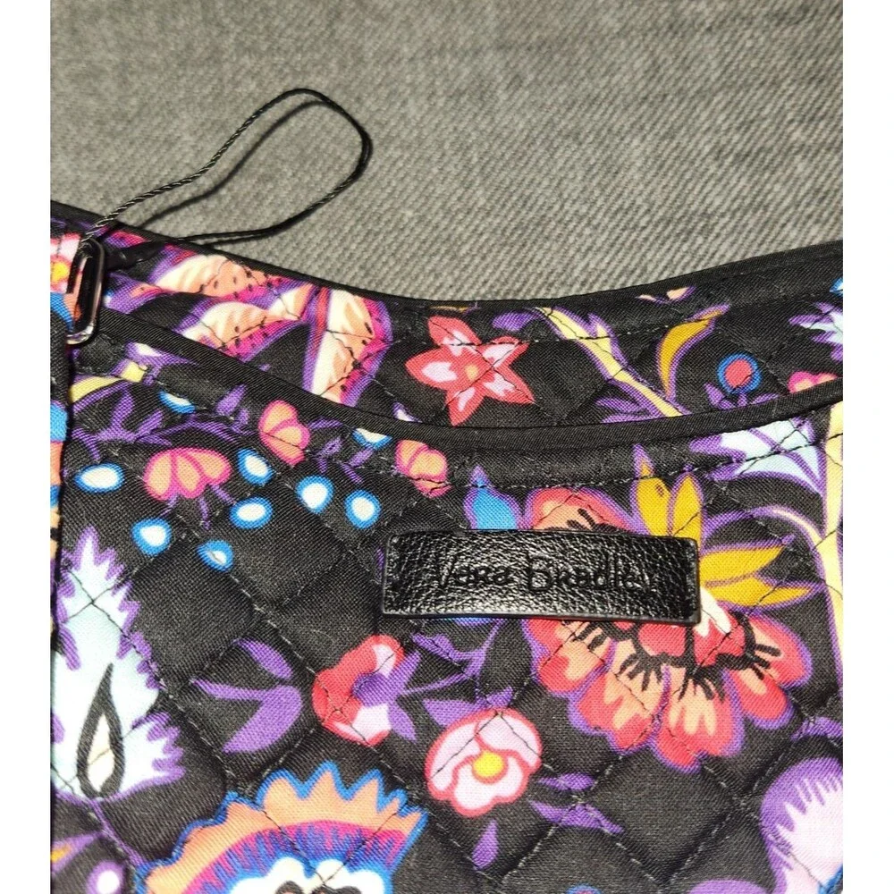 Vera Bradley Iconic Glenna Satchel Foxwood Faux Leather Trim NWOT